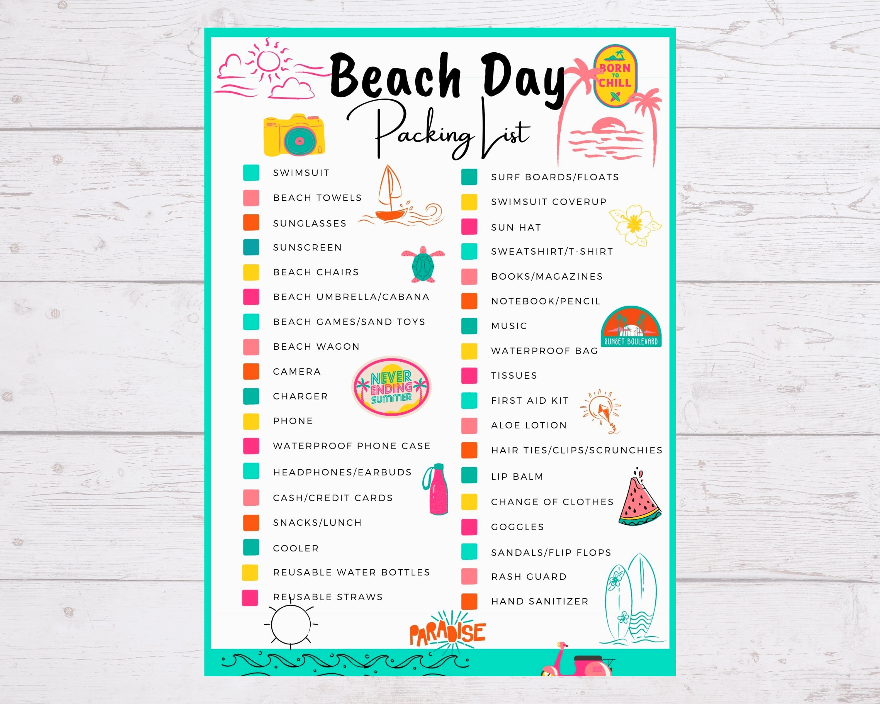 Beach Checklist: Essential Items for a Perfect Day