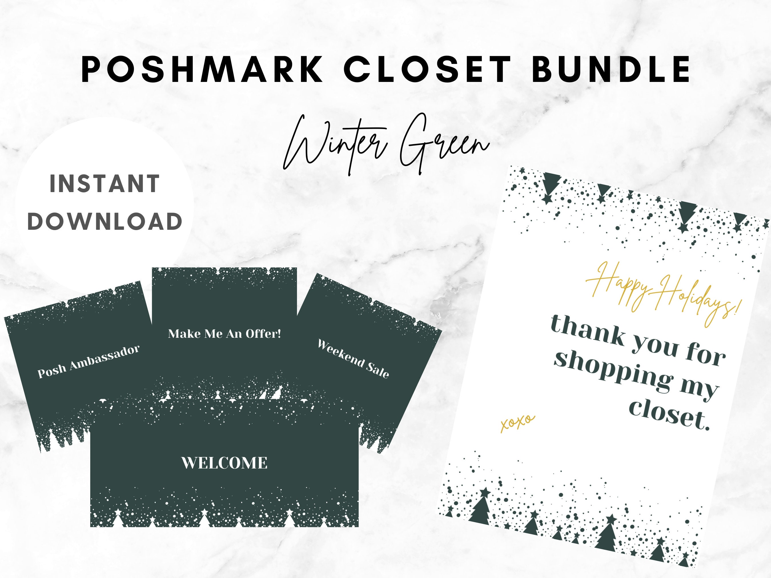 Poshmark Seller Bundle | Poshmark Thank You Cards, Small  display picture 1