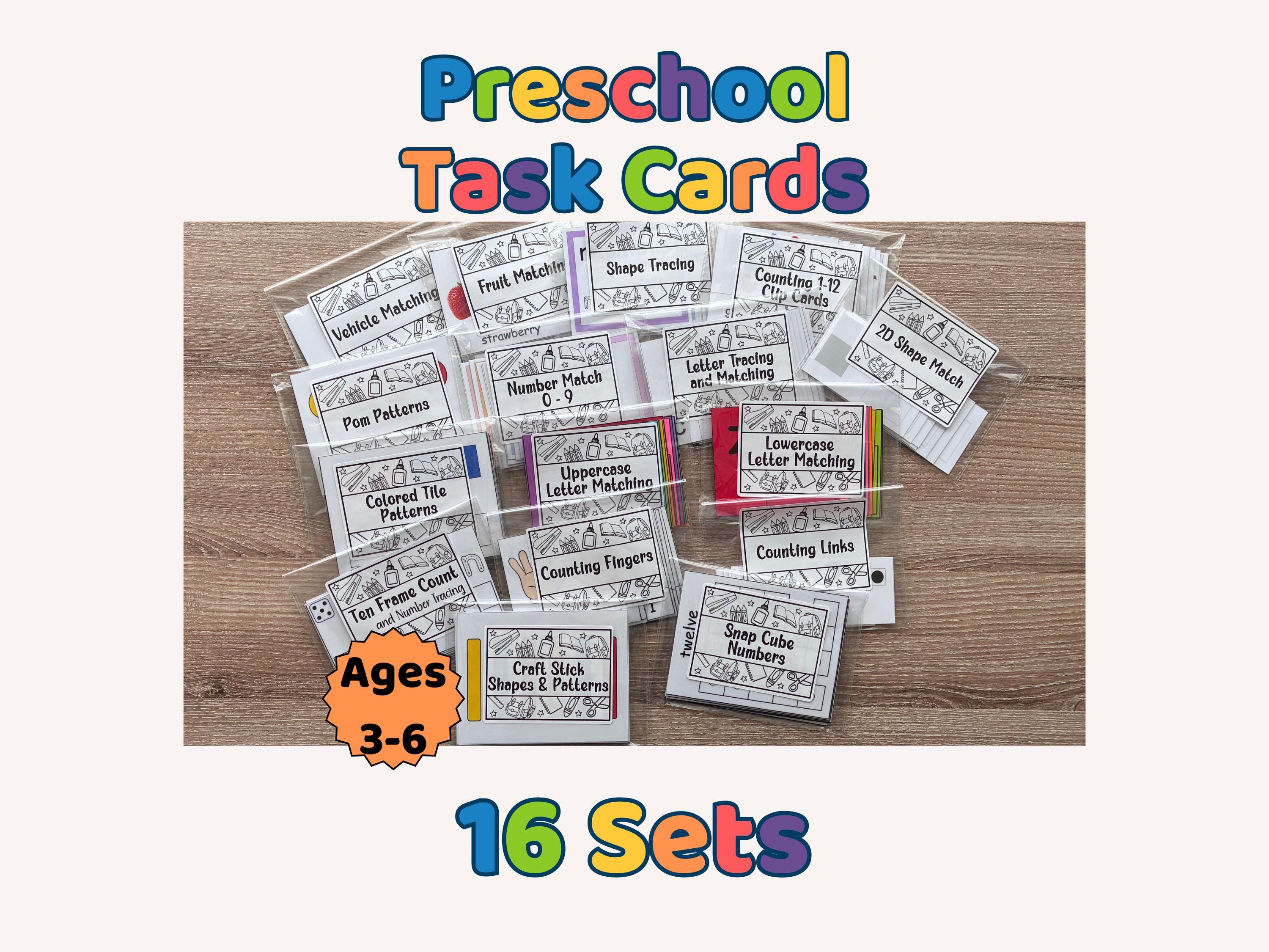 Learning Activities Sign Only For Module Preschool Task Card Bundle | 16 Learning Activities | Homeschool, Pre K ...
