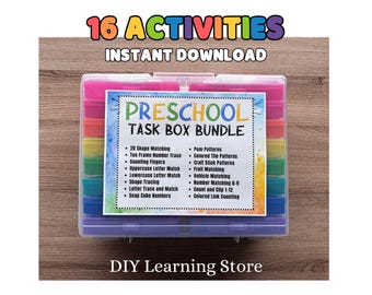 Voorschoolse bundel: direct downloaden - Leren en school / Speciaal onderwijs / Speciaal onderwijs / Homeschool Preschool / Peuteractiviteiten-pdf