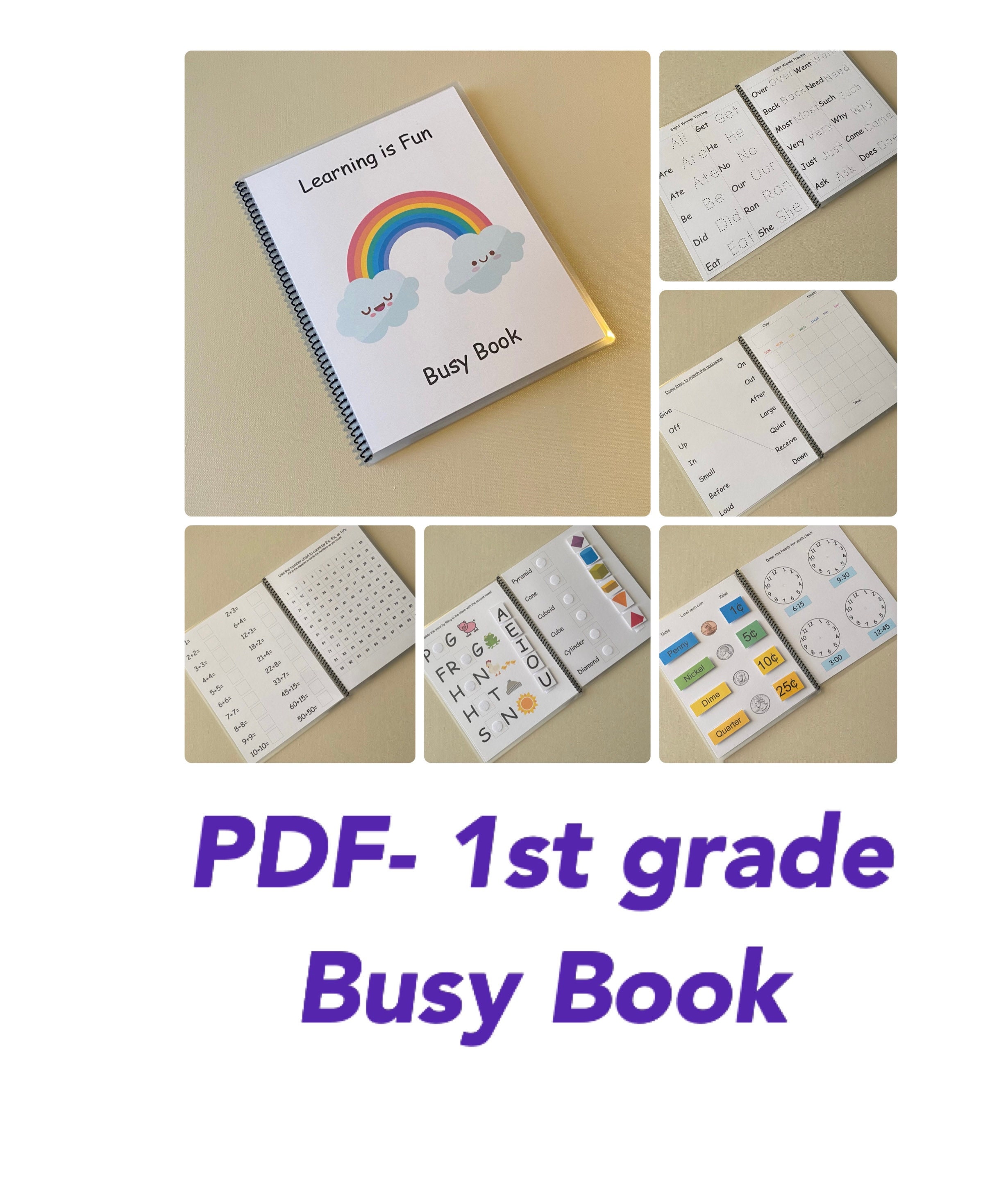 First Lessons: Learning 2.0 Printable Busy Book – Kindred Inspiration