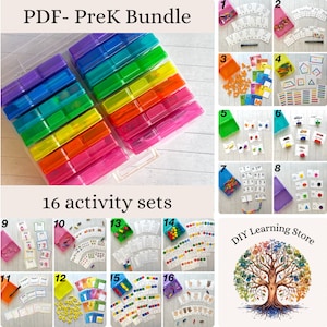 Preschool Bundle-Instant Download - Learning and School / Special Needs / Special Education / Homeschool Preschool / Toddler Activities-PDF