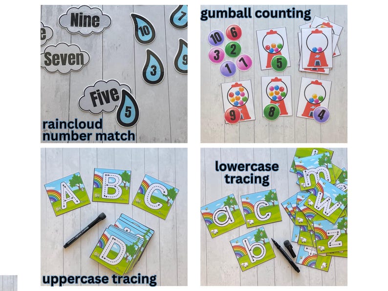 Spring Task Box Ideas Spring Task Box Bundle- 16 Activities for Preschool, Kindergarten ...