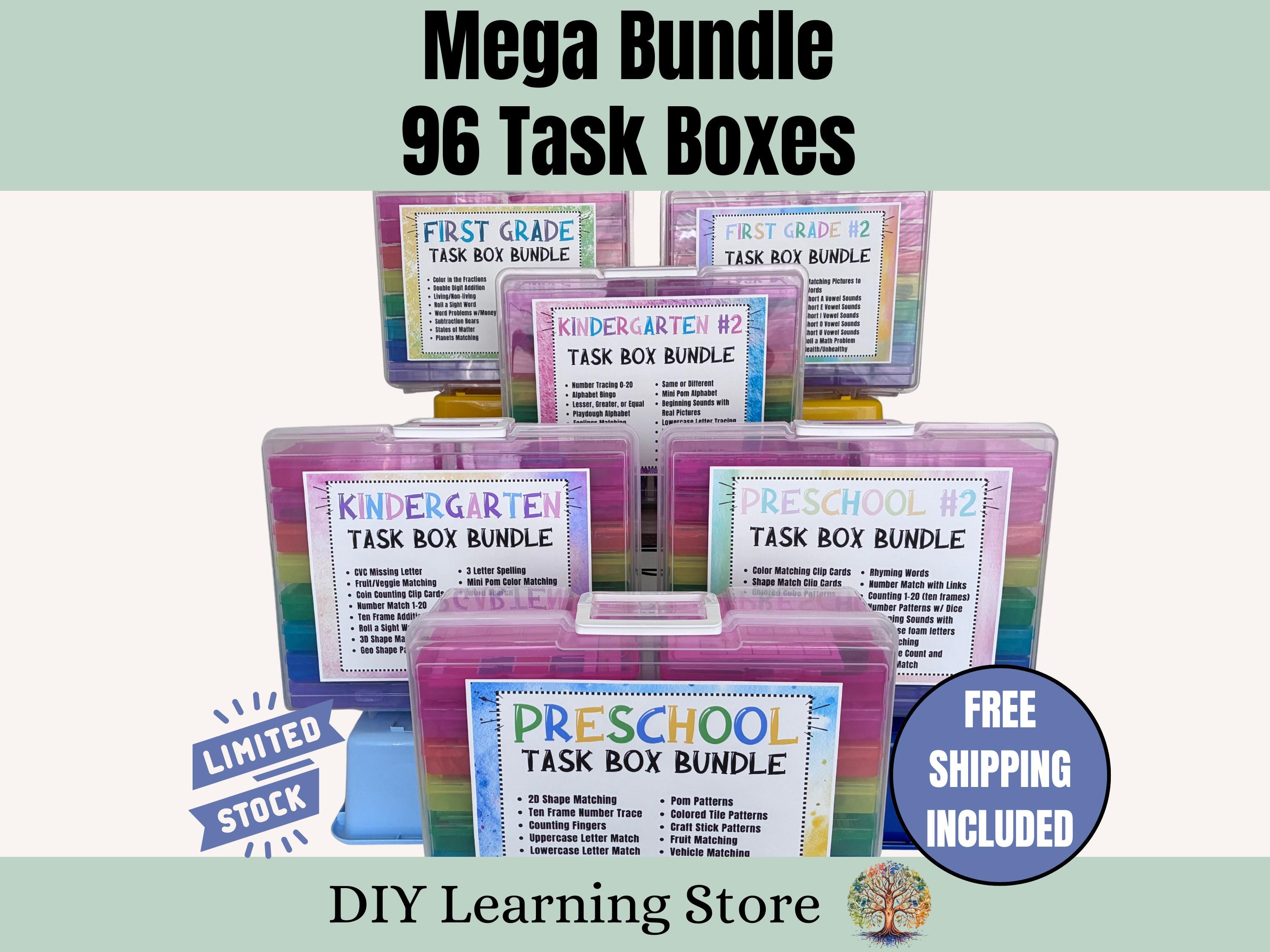 MEGA BUNDLE- 96 Task Boxes- Learning Activity Sets and Carrying Cases ...