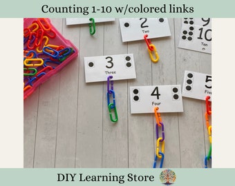 Pom Patterns Task Box Activity- Montessori Learning Toys- Special Needs ...