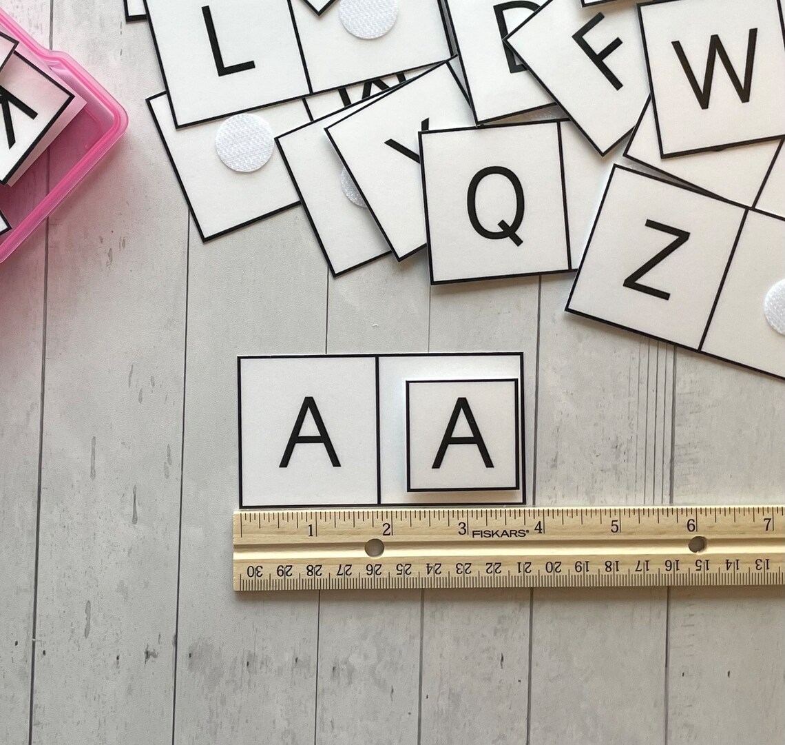 Uppercase Letter Matching- Task Box Activity Set- for Toddlers ...