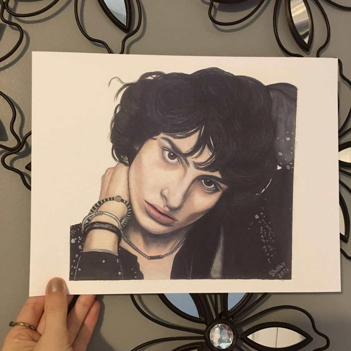 Finn Wolfhard Portrait Drawing REPRINT | Etsy