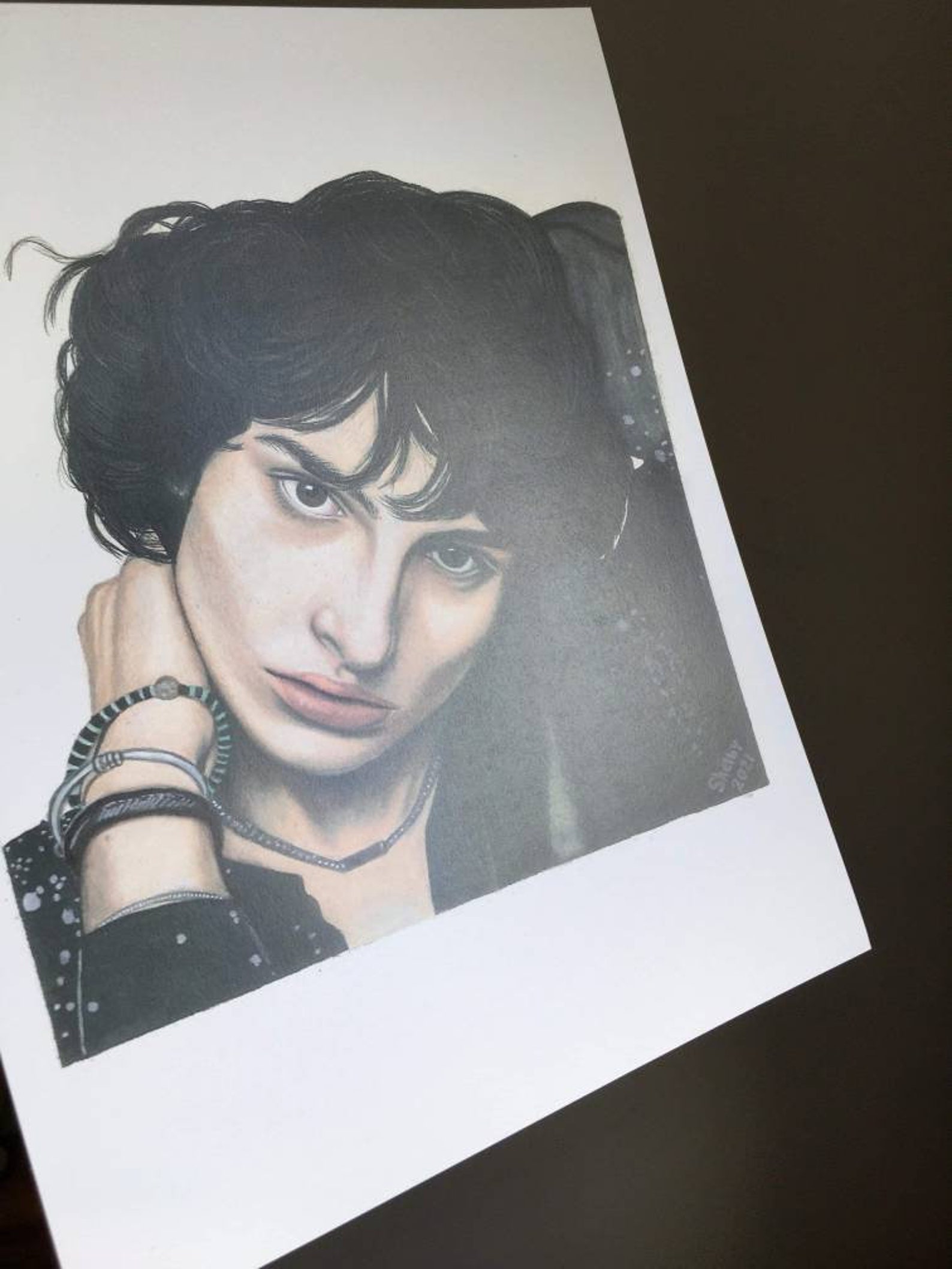 Finn Wolfhard Portrait Drawing REPRINT | Etsy