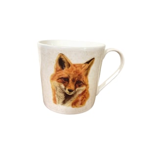 Fox Mug, Bone China Fox Mug, Bone China Fox Mug, Mother&#39;s Day Gifts, Gifts For Her, Fox Picture Mug, Fox Homeware