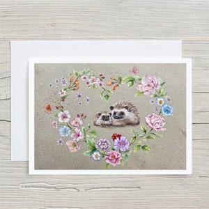 Mother's Day Card, Mothers Day, Mother Day Card, Hedgehog Mother's Day Card, Happy Mother's Day Card, Hedgehog Card, Mother's Day, Cute Card