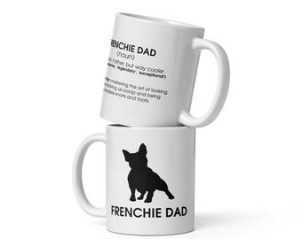 Frenchie Dad-koffiemok – Hondenvader cadeau