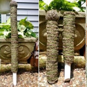 Stackable Moss Pole, Extensions Available, Extendable Moss Pole for Monstera, Plant Support Stake, Plant Accessory, Plant Decor, Free Pins