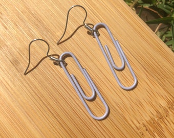 Paper Clip Lesbian Earrings