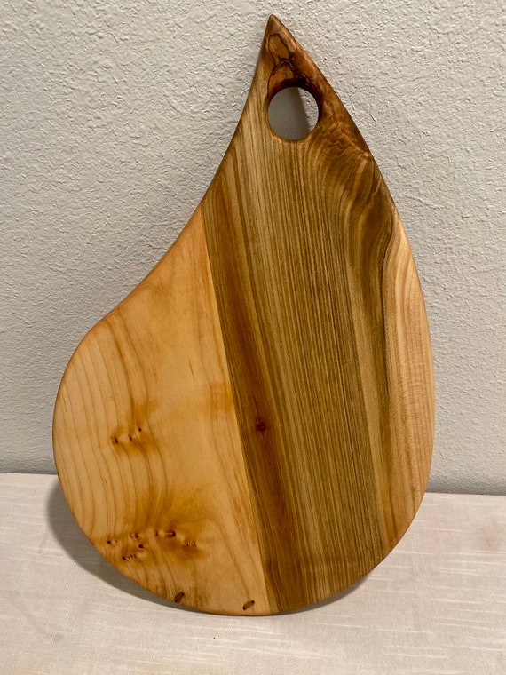 Dining & Serving Black birch droplet charcuterie board Home & Living