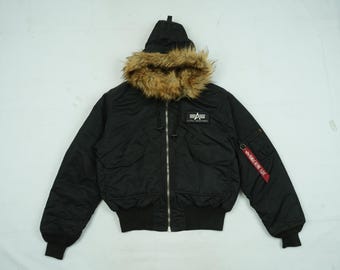 Vintage Alpha Industries N-2B Bomber Jacket - Short Waist Parka