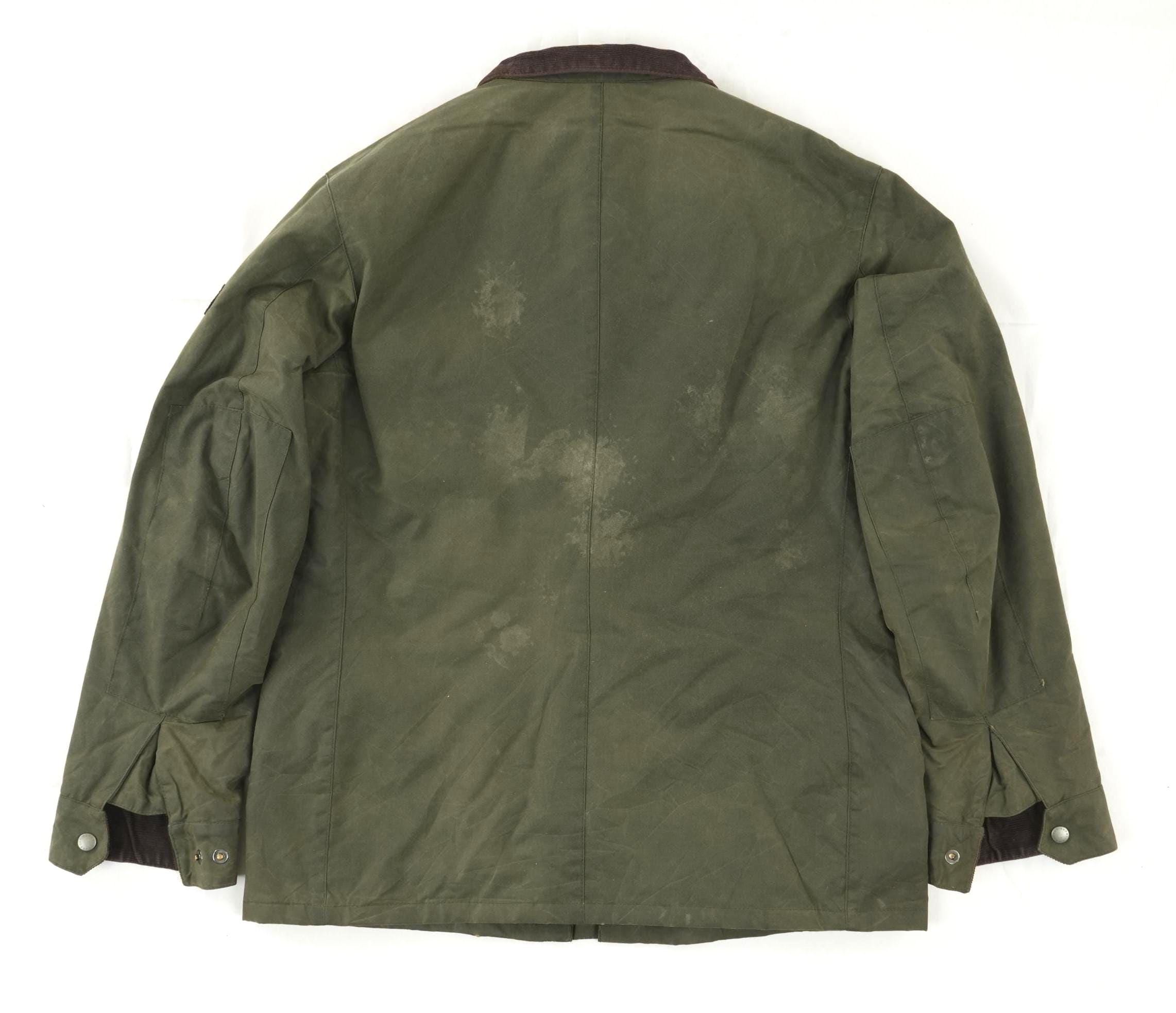 90年代 Vintage Barbour INTERNATIONAL 90s Vintage Barbour Waxed Motorcycle Jacket: Barbour International