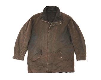 Barbour Beaufort Waxed Jacket Blue C48 Large XL - Etsy