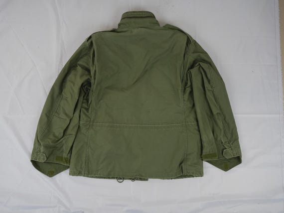 Vintage M-65 Field Jacket: USA Army Olive Green Coat, Made in USA