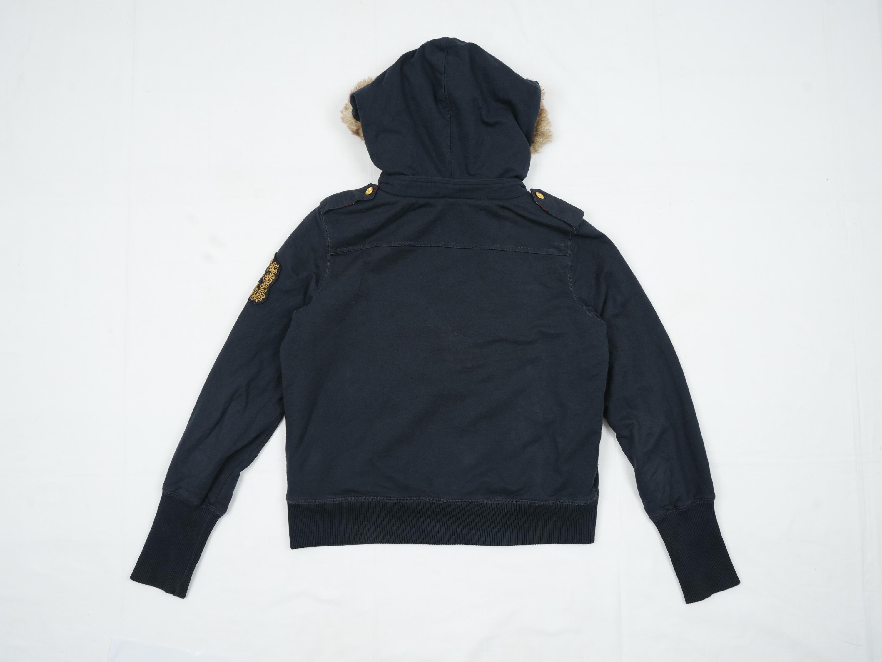 k*様 90s polo ralph lauren military hoodi Vintage Ralph Lauren Military Hoodie: 1990s Polo Jeans Faux Fur