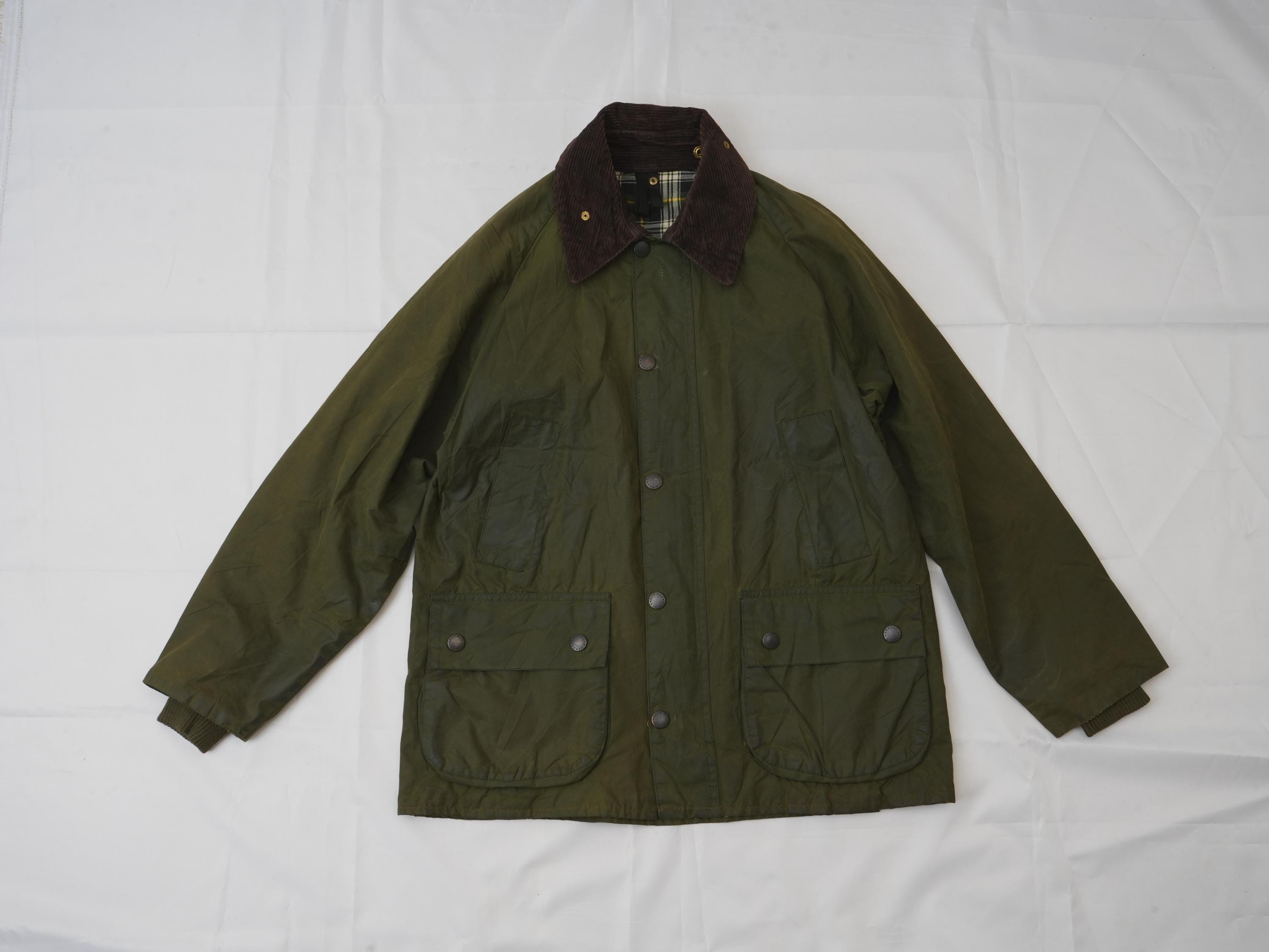 80s Authentic Barbour Bedale Wax Jacket Barbour Waxed Cotton 