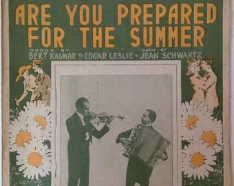 Are You Prepared for the Summer? 1916