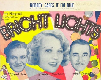 Nobody Cares if I'm Blue 1924