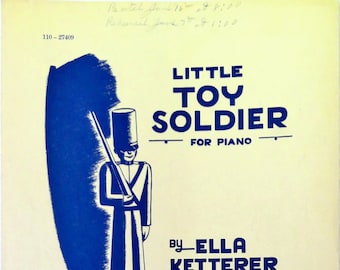 Sheet Music, Little Toy Soldier, 1943