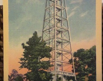Steel Observation Tower on Hot Springs Mountain, Hot Springs National Park, Arkansas.