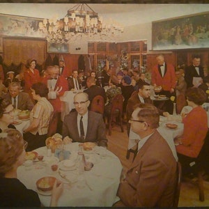 Vue de la salle autrichienne, Schober's Wine Restaurant, St. Louis, Missouri, 1963