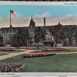 Postcard, Union Printers Home, Colorado Springs, Colorado