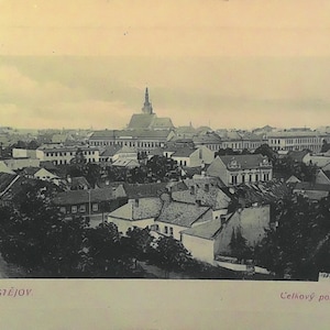 Postcard, RPPC, City of Prostejov Moravia region Czechoslovakia, 1910