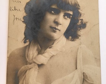 RPPC von Junge Frau, circa 1910