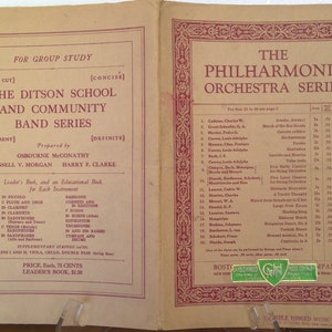 The Philharmonic Orchestra Series circa 1920 image 1