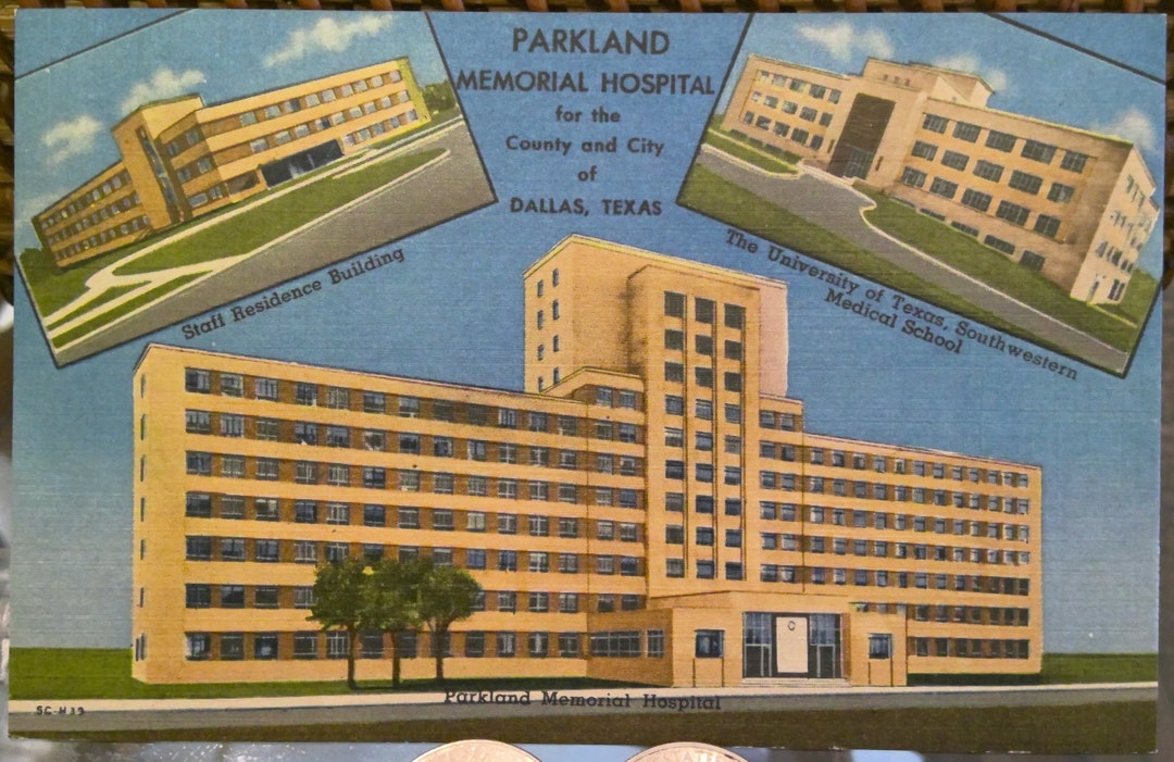Parkland Hospital Medical Complex, Dallas, Texas, Ca 1940 Etsy