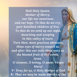 Salve Regina Printable PDF