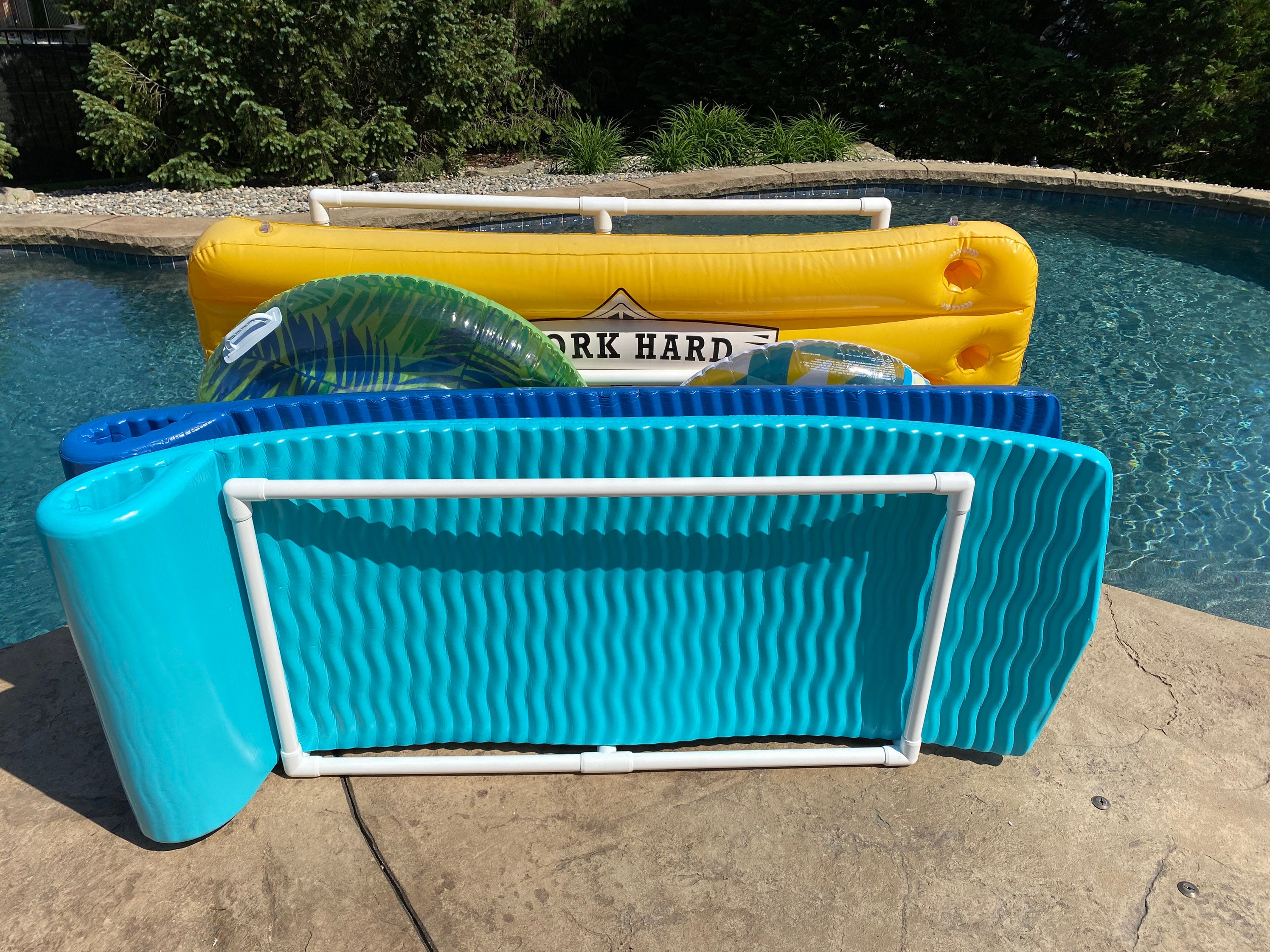 Pool Raft Inner Tube Toy Organizer - Etsy