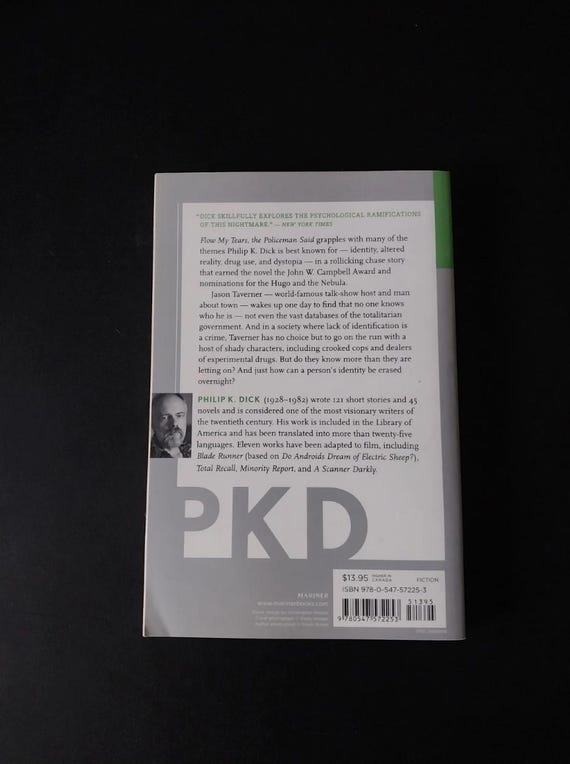 Philip K. Dick Collection (21) - Flow My Tears the Policeman Said