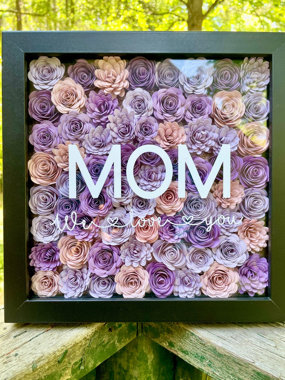 Mothers Day Shadow Box Birthday Gift for Mom Gift From - Etsy