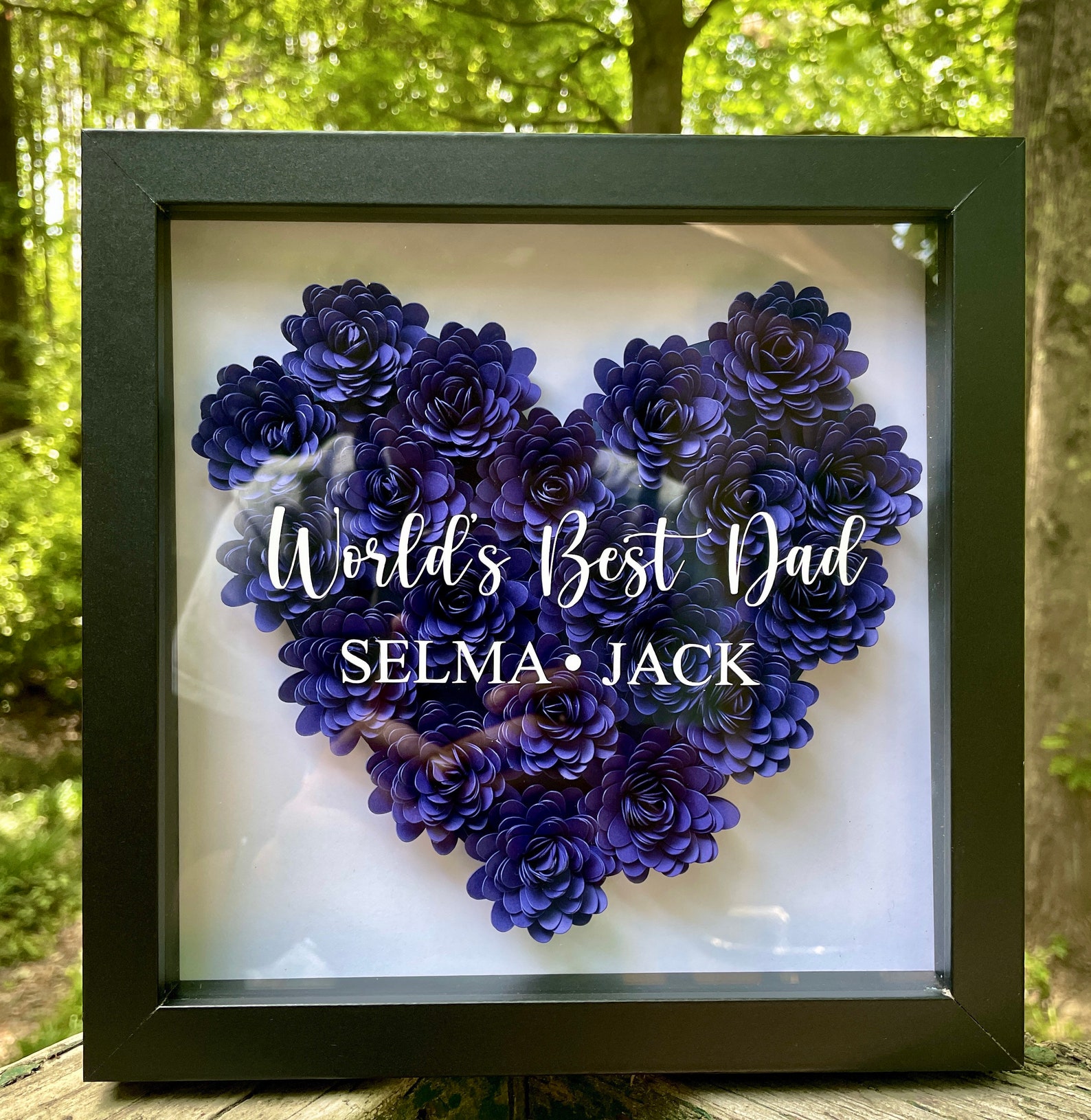 Fathers Day Shadow Box, Fathers Day Gift From Kids, Fathers Day Gift