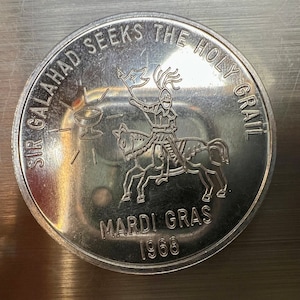 1968 Holy Grail Mardi Gras Doubloon Metairie, LA