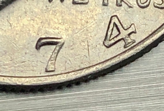 1974 Kennedy Half Dollar Doubled Die Obverse - Etsy