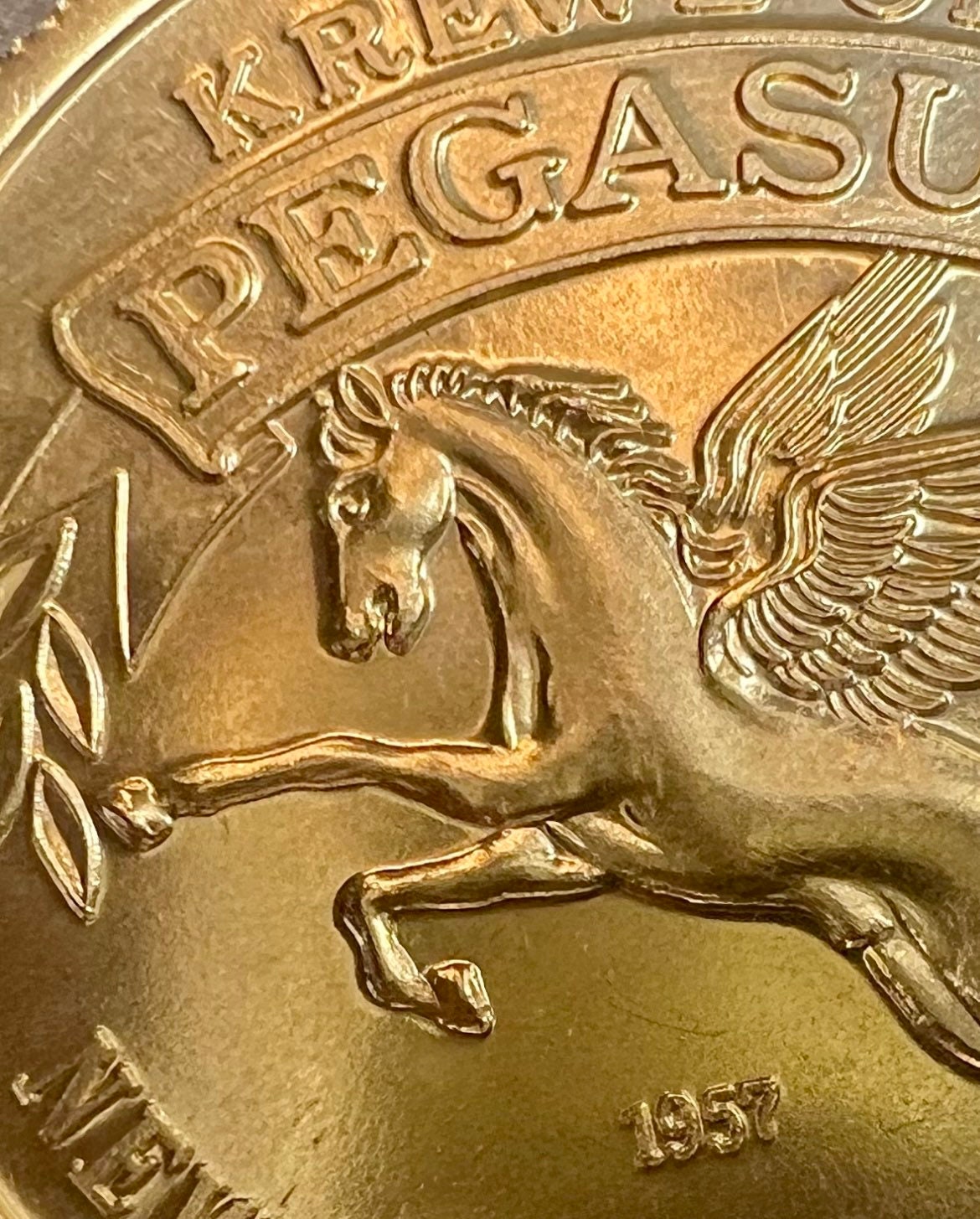 1970 Krewe of Pegasus Mardi Gras Doubloon “the Great Dramatist