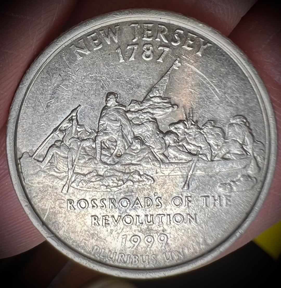1999 New Jersey State Quarter off Centered Overweight! - Etsy