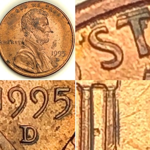 1995 D DDO & DDR Lincoln Cent with Plate Doubling!