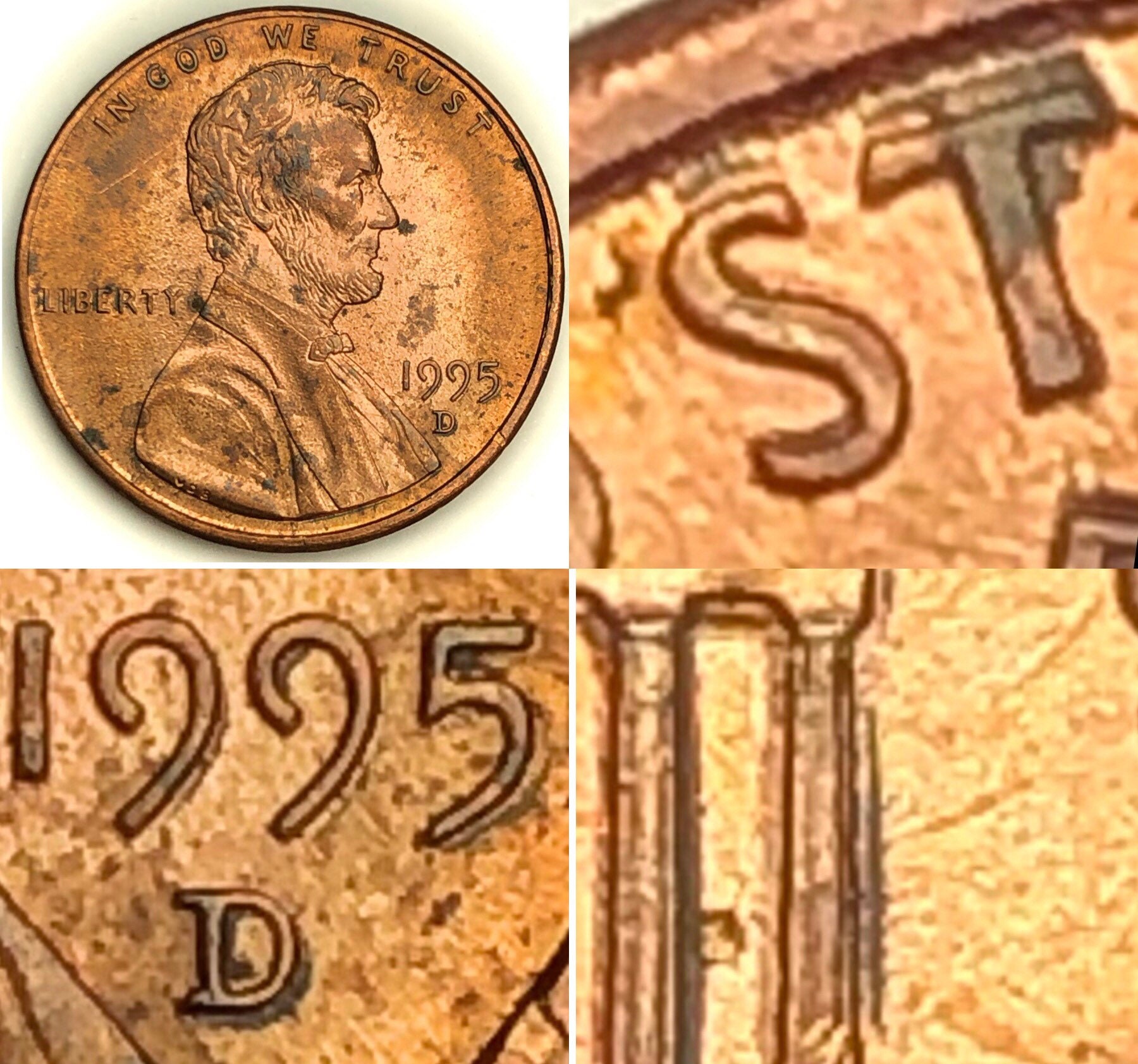 1995 D DDO & DDR Lincoln Cent With Plate Doubling! - Etsy