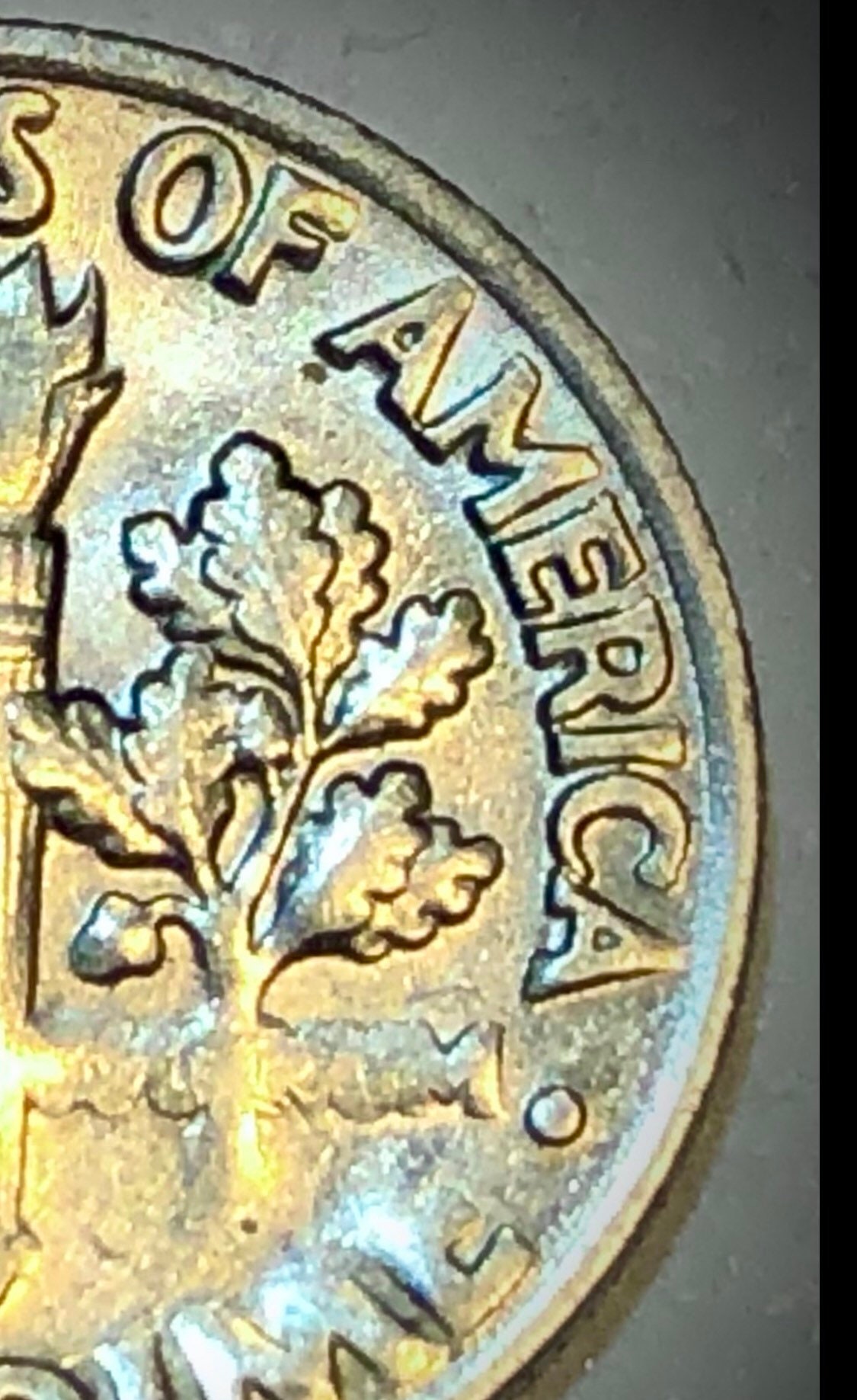 1985 D Die Adjustment “weak Strike” Roosevelt Dime Error - ANACS