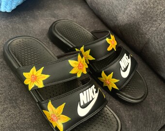 nike sunflower sandals