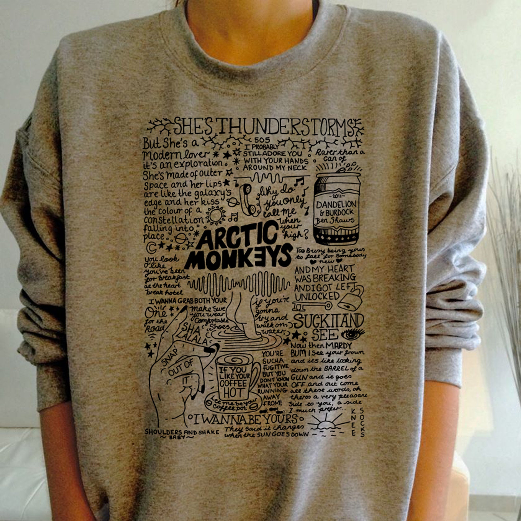 arctic monkeys sweatshirt
