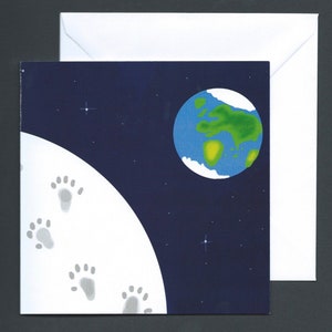 Otter Greetings Card / Wildlife Art / Stampe animali / Otter Blank Card / Charity Card