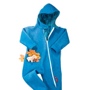 Wool walk suit/overall &quot;Herr Bert&quot; unisex, color selection, desired design, windshield, one-piece